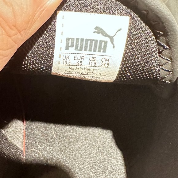 Puma casual wear black Sz 11.5 fits like 10.5 - Picture 4 of 4